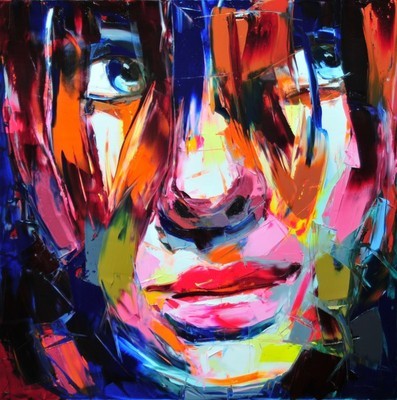 Francoise Nielly Portrait Palette Painting Expression Face036